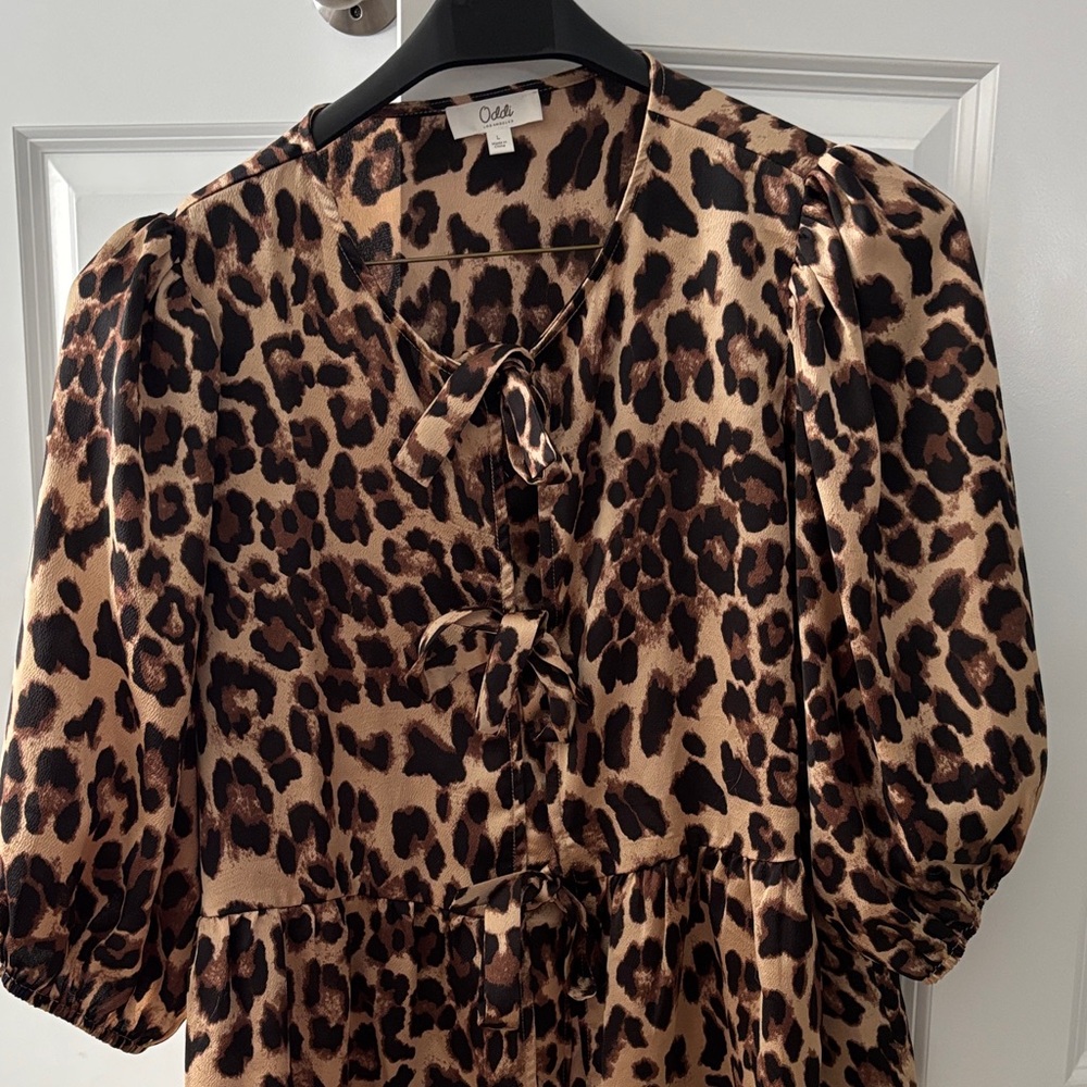 ODDY Leopard Print Blouse